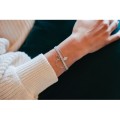 BRACELET OVALES ENTRELACES ACIER INOXYDABLE SILVER PETIT PRIX