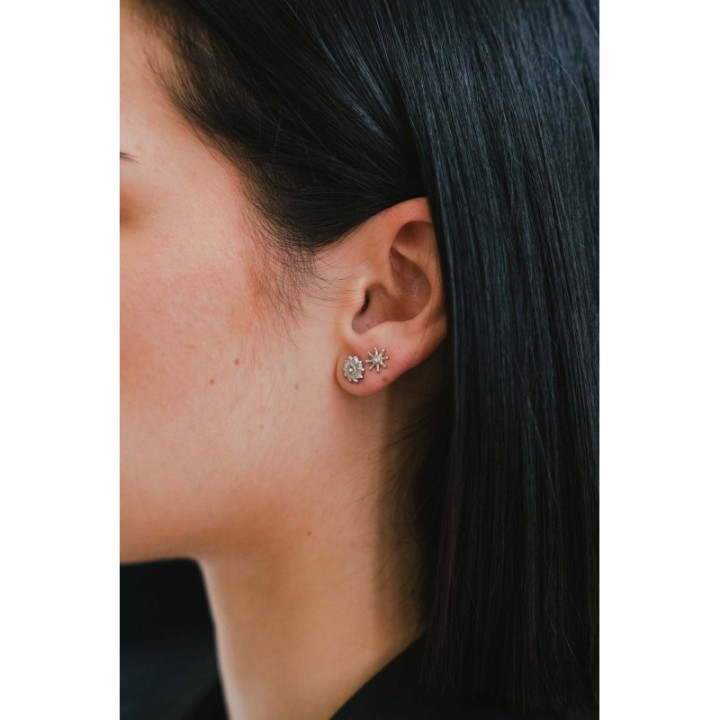 FAUX PIERCING ETOILE ACIER INOXYDABLE SILVER PETIT PRIX