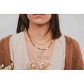 COLLIER SOLEIL ACIER INOXYDABLE GOLD PETIT PRIX