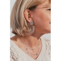 BOUCLES COEUR ETOILE ACIER INOXYDABLE SILVER PETIT PRIX