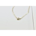 COLLIER ETOILE STRASS ACIER INOXYDABLE GOLD PETIT PRIX