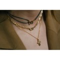 COLLIER MENOTTES ACIER INOXYDABLE GOLD PETIT PRIX