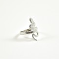 BAGUE ANNEAU SERPENT ACIER INOXYDABLE SILVER PETIT PRIX