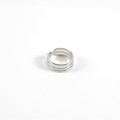 BAGUE ELASTIQUE COEUR ET ETOILE ACIER INOXYDABLE GOLD PETIT PRIX