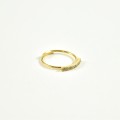 BAGUE ELASTIQUE COEUR ET ETOILE ACIER INOXYDABLE GOLD PETIT PRIX