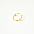 BAGUE ELASTIQUE COEUR ET ETOILE ACIER INOXYDABLE GOLD PETIT PRIX