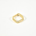 BAGUE ELASTIQUE COEUR ET ETOILE ACIER INOXYDABLE GOLD PETIT PRIX