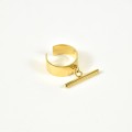 BAGUE LARGE TIGE GOLD ACIER INOXYDABLE GOLD PETIT PRIX