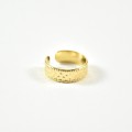 BAGUE MARTELEE ACIER INOXYDABLE GOLD PETIT PRIX