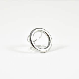 BAGUE XL RONDE ACIER INOXYDABLE SILVER PETIT PRIX