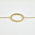 BRACELET ROND PERLES GOLD ACIER INOXYDABLE PETIT PRIX