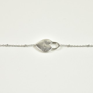 BRACELET COEUR AMOUR ACIER INOXYDABLE SILVER PETIT PRIX