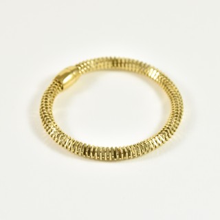 BRACELET TORSADE ACIER INOXYDABLE GOLD PETIT PRIX