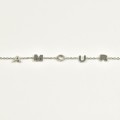 BRACELET AMOUR STRASS ACIER INOXYDABLE SILVER PETIT PRIX