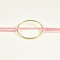 BRACELET CORDON ROSE CERCLE FIN ACIER INOXYDABLE GOLD PETIT PRIX