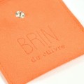 POCHETTE CADEAU TISSU ORANGE PAS CHERE