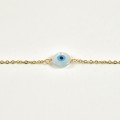 BRACELET OEIL ROND ACIER INOXYDABLE GOLD PETIT PRIX