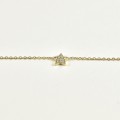 BRACELET ETOILE STRASS ACIER INOXYDABLE GOLD PETIT PRIX