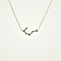 COLLIER CONSTELLATION TAUREAU ACIER INOXYDABLE GOLD PETIT PRIX