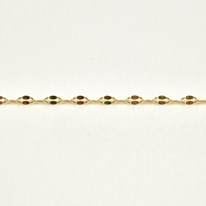 BRACELET MAILLE FILIGRANE ACIER INOXYDABLE GOLD PETIT PRIX