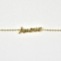 BRACELET AMOUR ACIER INOXYDABLE GOLD PETIT PRIX