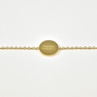 BRACELET MAMAN PARFAITE ACIER INOXYDABLE GOLD PETIT PRIX