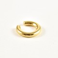 BAGUE D'OREILLE BOUCLE EPAISSE ACIER INOXYDABLE GOLD PETIT PRIX