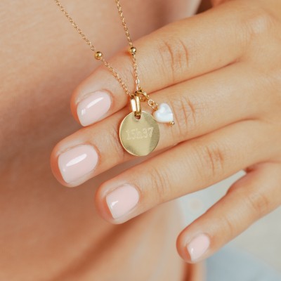 Charm coeur gold