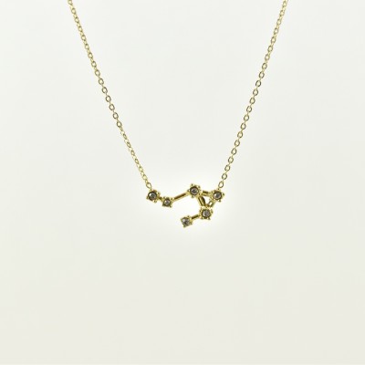 COLLIER CONSTELLATION BALANCE ACIER INOXYDABLE GOLD PETIT PRIX